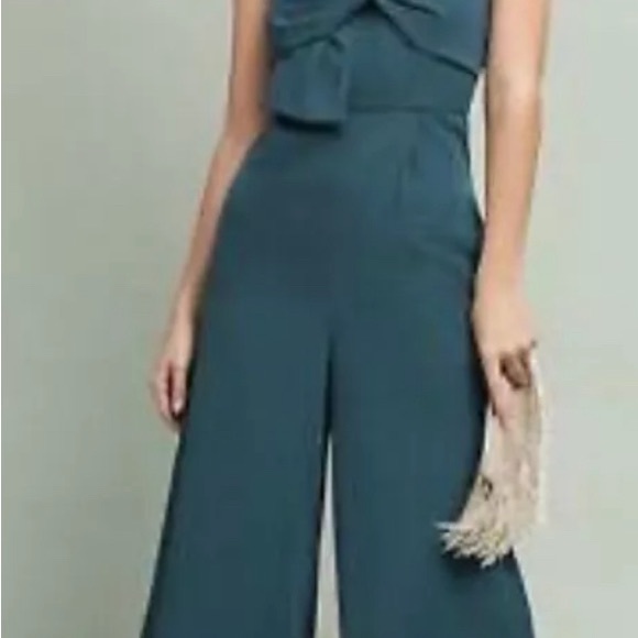 Anthropologie Hailee C Green Jumpsuit Sz 2 - Picture 2 of 4